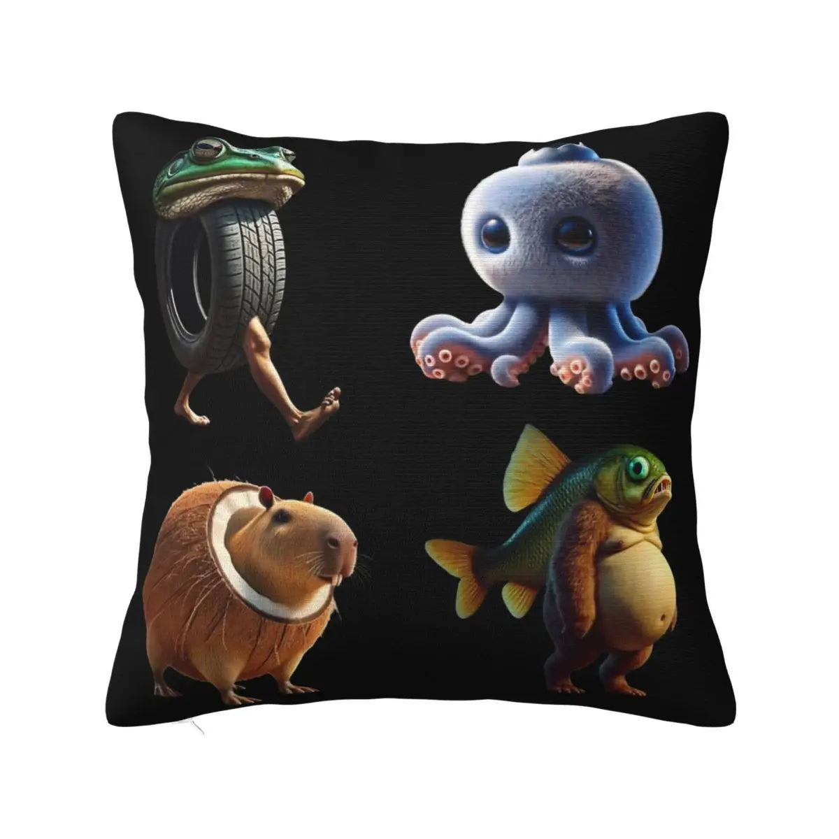 Brainrot Pillow Collection™ – Funny Meme Throw Pillowcases | Italian Chaoscore Cushion Covers