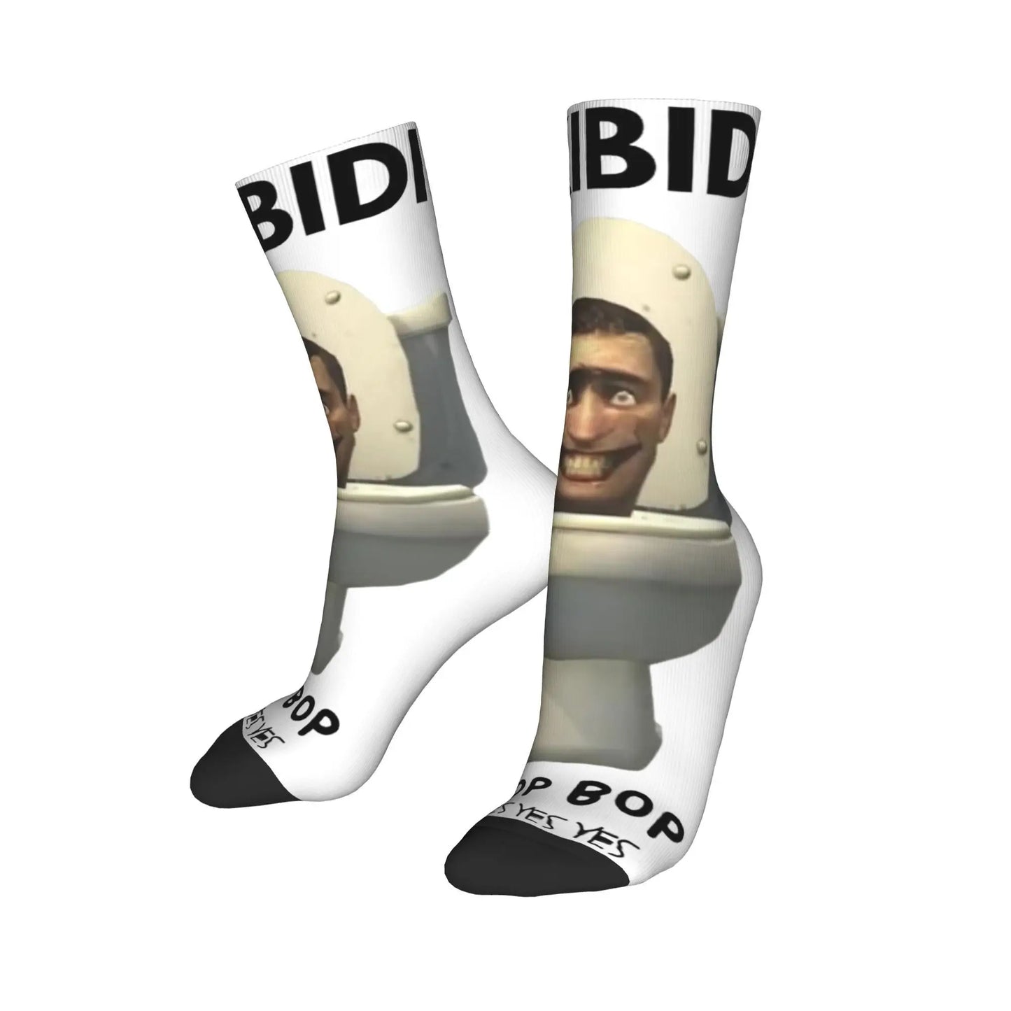 Skibidi Toilet Brainrot Meme Socks – Funny Cozy Socks for Men & Women | Super Soft Unisex Gift for Meme Fans