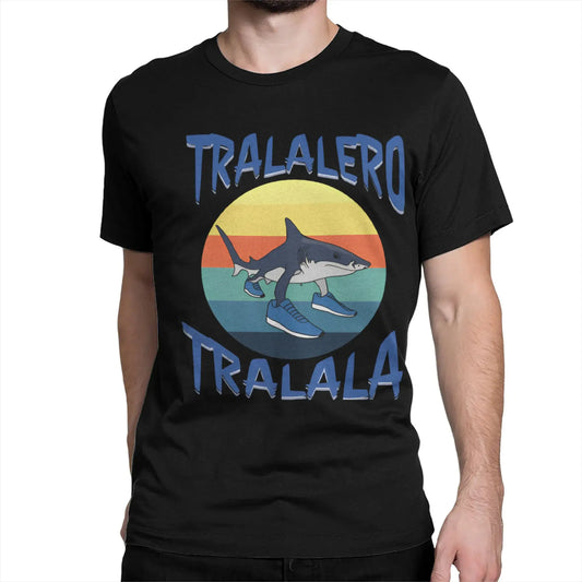 Tralalero Tralala Meme T-Shirt – Funny Italian Brainrot Tee | Unisex Pure Cotton Short Sleeve Top (Up to 5XL)
